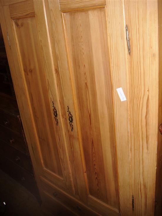 Modern pine wardrobe